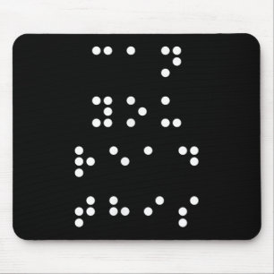 Can You Read This Braille Blind Read Write Teacher Mouse Pad