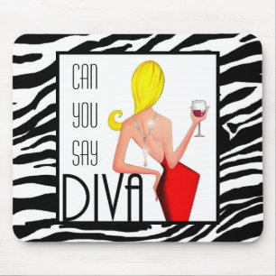 "Can You Say DIVA?" Mouse Pad