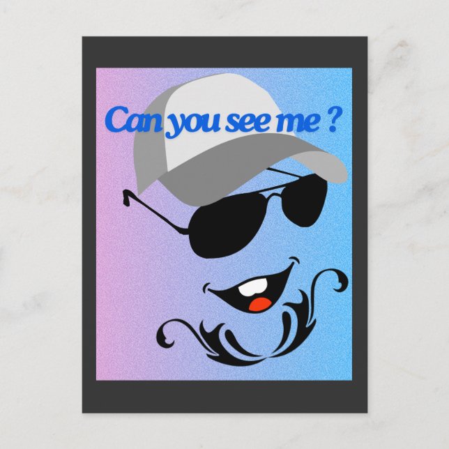 Can You See Me? Postcard (Front)