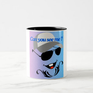Can You See Me? Two-Tone Coffee Mug