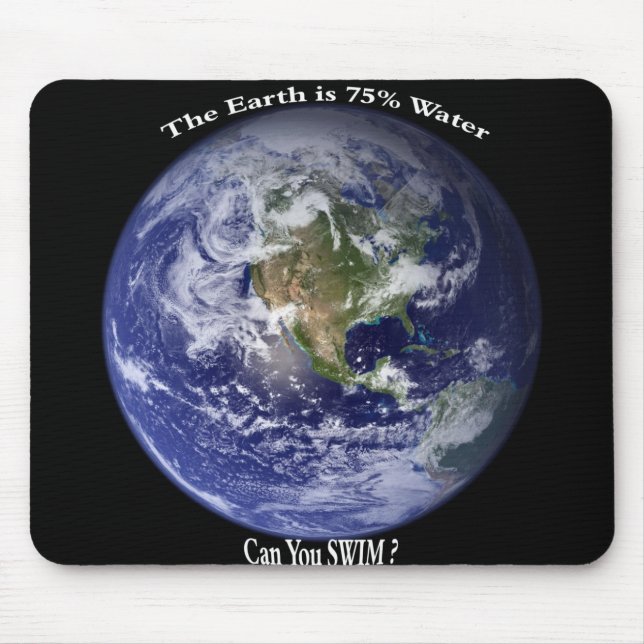 "CAN YOU SWIM?"  Mouse Pad (Front)