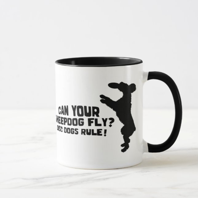 Can Your Sheepdog Fly Mug (Right)