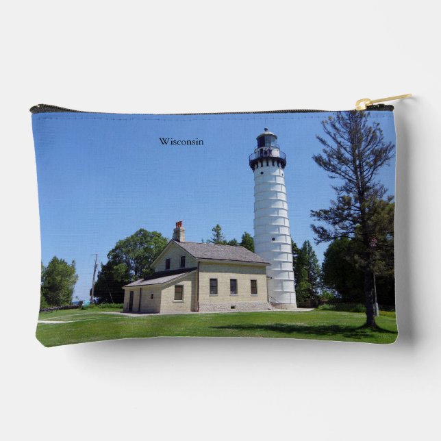 Cana Island Light zipper bag (Back)