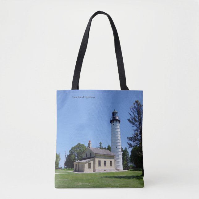 Cana Island Lighthouse all over bag (Front)