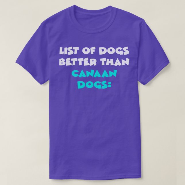 Canaan Dog 1 T-Shirt (Design Front)