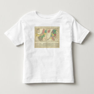 Canaan - Israel Atlas Map Toddler T-Shirt