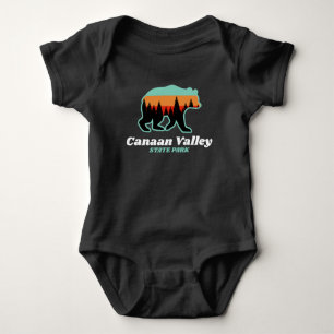 Canaan Valley Resort State Park West Virginia Bear Baby Bodysuit