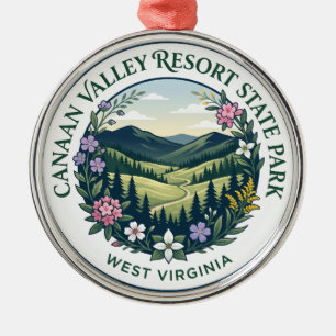 Canaan Valley Resort State Park West Virginia Metal Ornament
