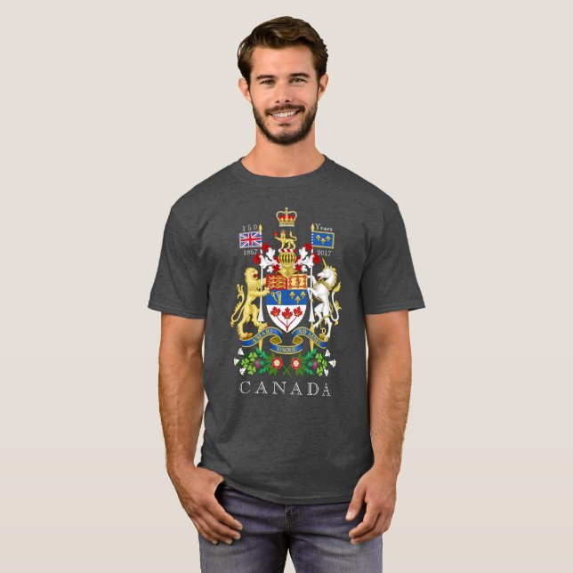 Canada 150 Coat of Arms T-Shirt (Front Full)