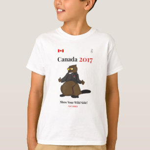 Canada 150 in 2017 Cool Wild Side T-Shirt