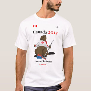 Canada 150 in 2017 Curling Freeze T-Shirt