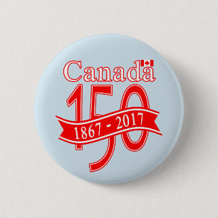 CANADA 150 RIBBON BUTTON