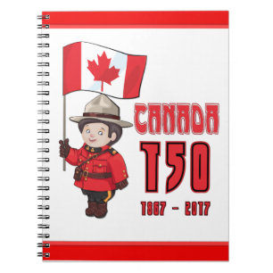 Canada 150 Years Anniversary Notebook