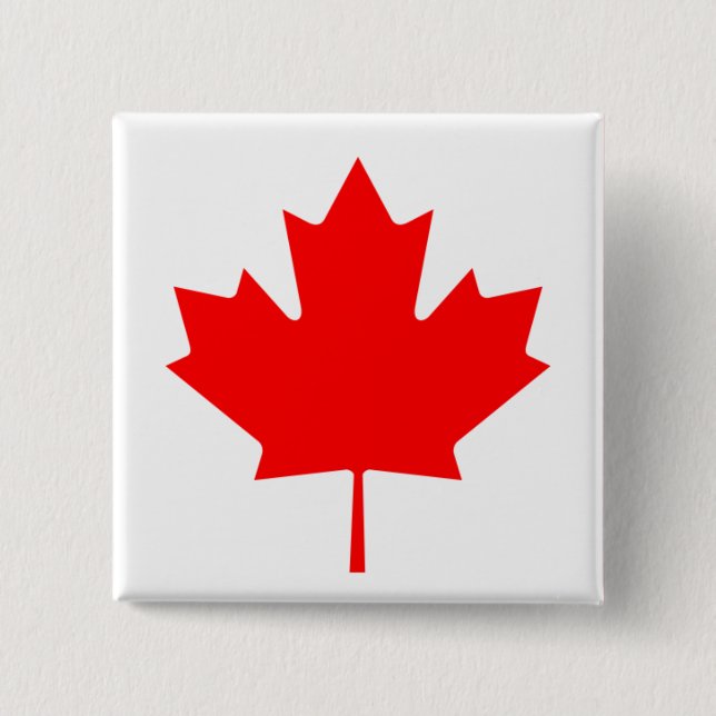 canada 15 cm square badge (Front)