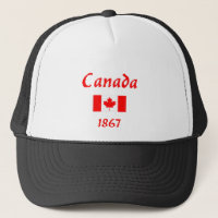 Canada 1867 Old Balthazar Font Flag Dark Colour