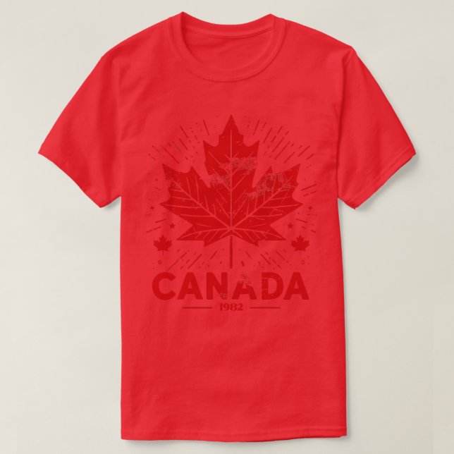 Canada 1982 T-Shirt (Design Front)