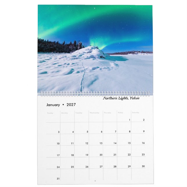 Canada 2022 - Large Calendar (Jan 2027)