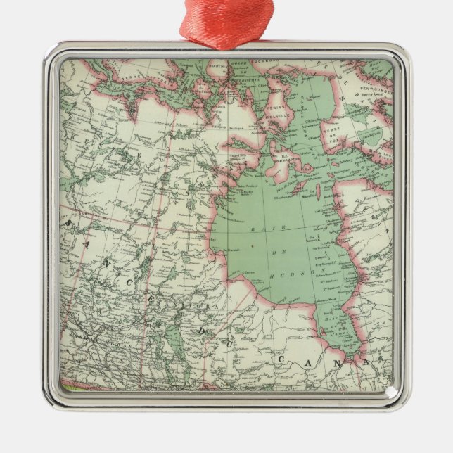 Canada 3 metal tree decoration (Front)