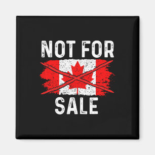 Canada 51st State Not For Sale 2025 Trump Retro Vi Magnet