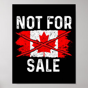 Canada 51st State Not For Sale 2025 Trump Retro Vi Poster