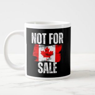 Canada 51st State Not for Sale Canadian Pride Large Coffee Mug