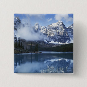 Canada, Alberta, Banff National Park, Lake 15 Cm Square Badge