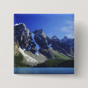 Canada, Alberta, Banff National Park, Moraine 15 Cm Square Badge