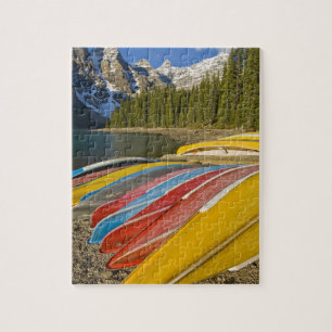 Canada, Alberta, Banff National Park, Moraine Jigsaw Puzzle