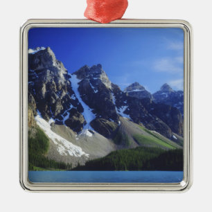 Canada, Alberta, Banff National Park, Moraine Metal Ornament