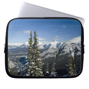 Canada, Alberta, Banff. Views of the Bow Valley Laptop Sleeve