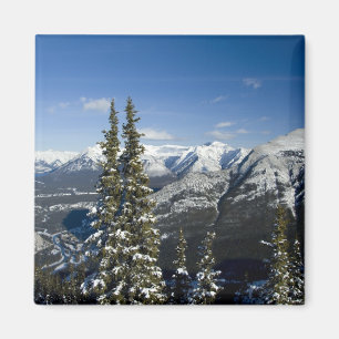 Canada, Alberta, Banff. Views of the Bow Valley Magnet
