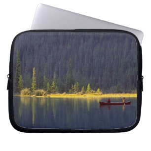 Canada, Alberta, Baniff National Park. Two boys Laptop Sleeve