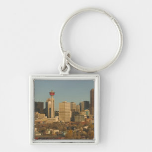 Canada, Alberta, Calgary: City Skyline from 2 Key Ring