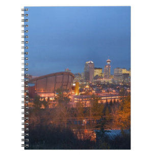 Canada, Alberta, Calgary: City Skyline from 4 Notebook