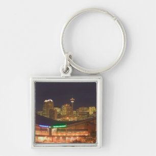 Canada, Alberta, Calgary: City Skyline from Key Ring