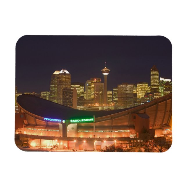 Canada, Alberta, Calgary: City Skyline from Magnet (Horizontal)