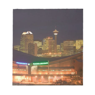 Canada, Alberta, Calgary: City Skyline from Notepad