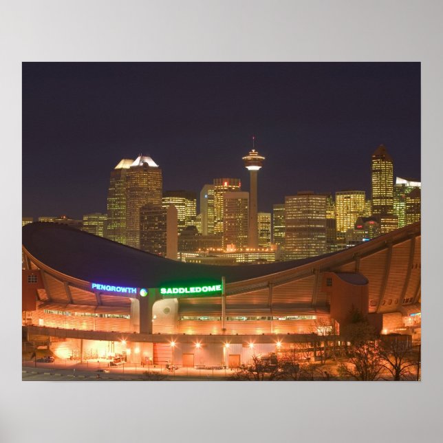 Canada, Alberta, Calgary: City Skyline from Poster (Front)