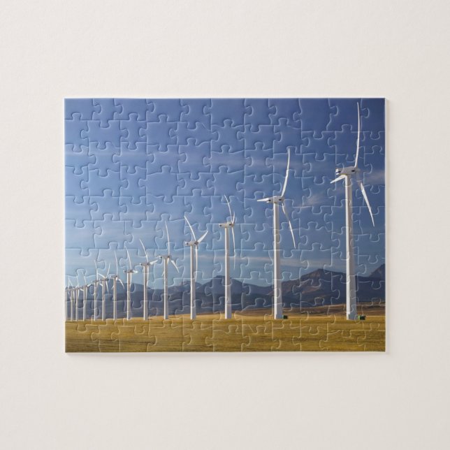 Canada, Alberta, Crowsnest Pass Area: Cowley Jigsaw Puzzle (Horizontal)