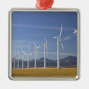 Canada, Alberta, Crowsnest Pass Area: Cowley Metal Tree Decoration