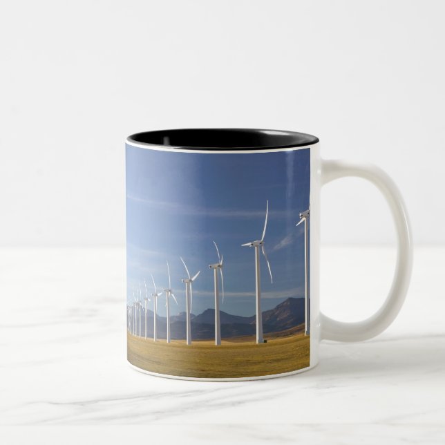 Canada, Alberta, Crowsnest Pass Area: Cowley Two-Tone Coffee Mug (Right)