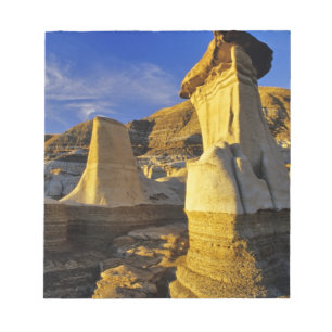 Canada, Alberta, Drumheller. Hoodoos. Notepad