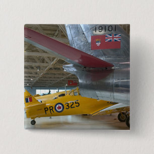 Canada, Alberta, Edmonton: Alberta Aviation 2 15 Cm Square Badge