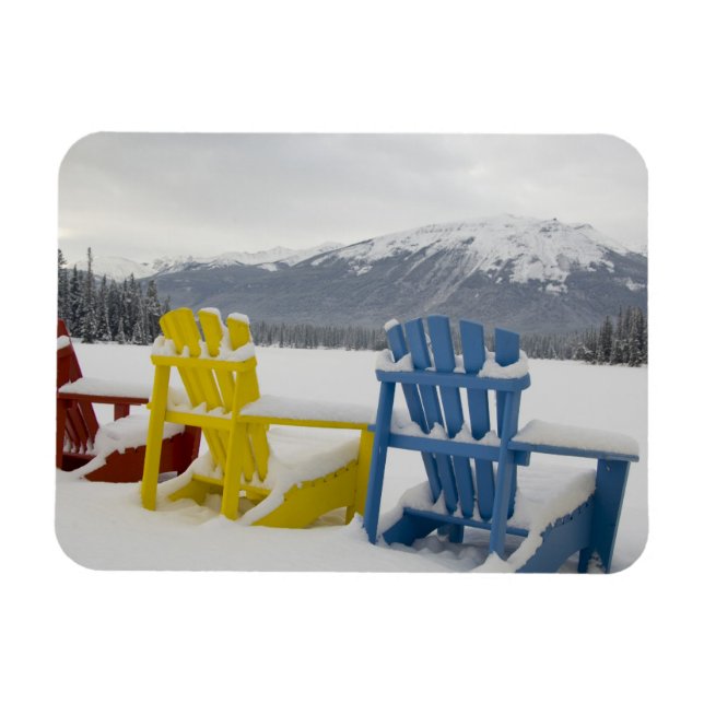 Canada, Alberta, Jasper, Jasper NP. Fairmont Magnet (Horizontal)