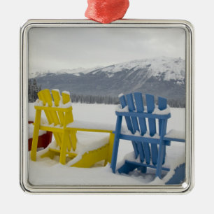 Canada, Alberta, Jasper, Jasper NP. Fairmont Metal Tree Decoration