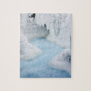 Canada, Alberta, Jasper National Park. The Jigsaw Puzzle