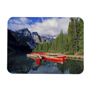 Canada, Alberta, Moraine Lake. The glassy Magnet