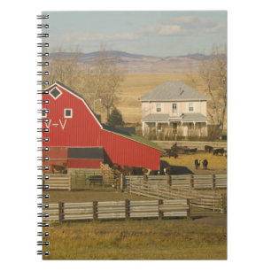 Canada, Alberta, Pincher Creek: Red Barn & Ranch Notebook