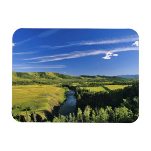 Canada, Alberta, The Highwood River Along the Magnet