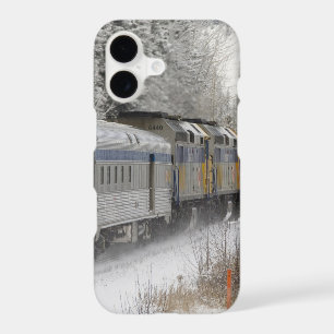 Canada, Alberta. VIA Rail Snow Train between